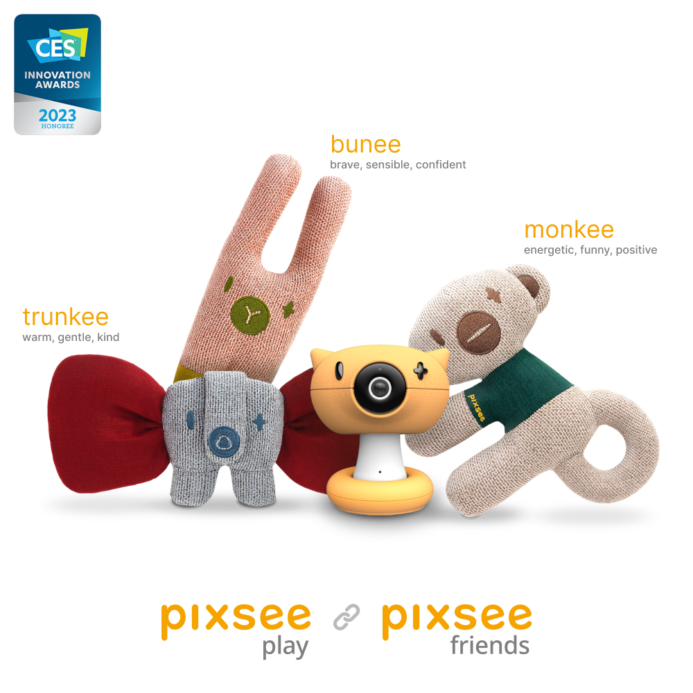 Pixsee Play & Pixsee Friend Bundle + Free Stand ⏰